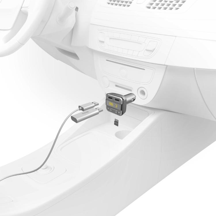 Hama Bluetooth® FM oddajnik z USB polnilcem, siv_2