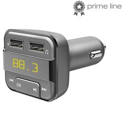 Hama Bluetooth® FM oddajnik z USB polnilcem, siv