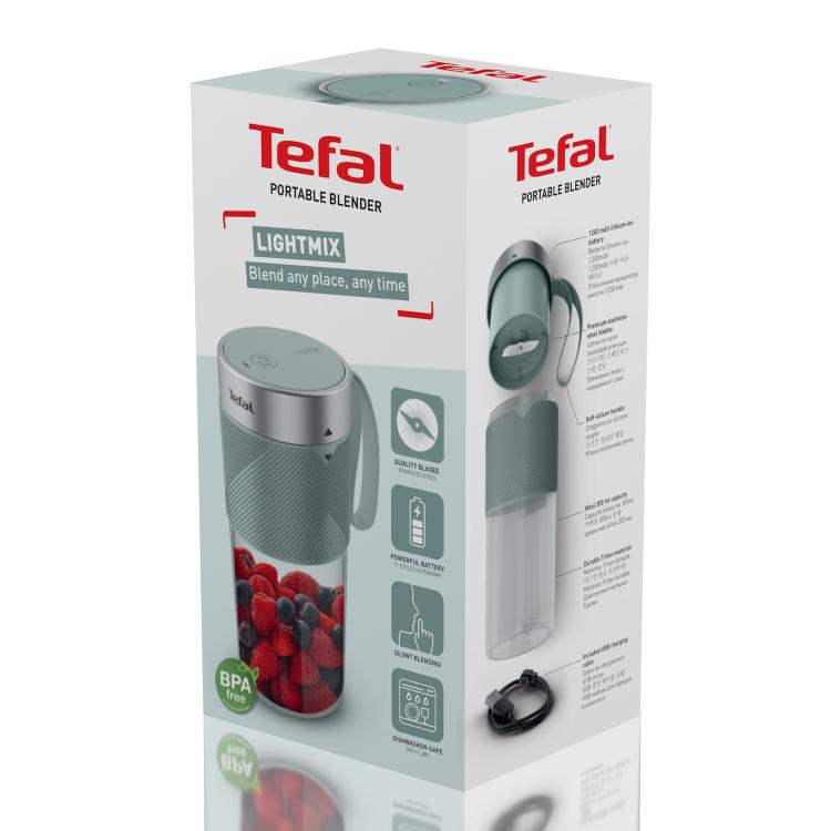 Blender Tefal Force TO-GO Lightmix  BL1C0430, siv