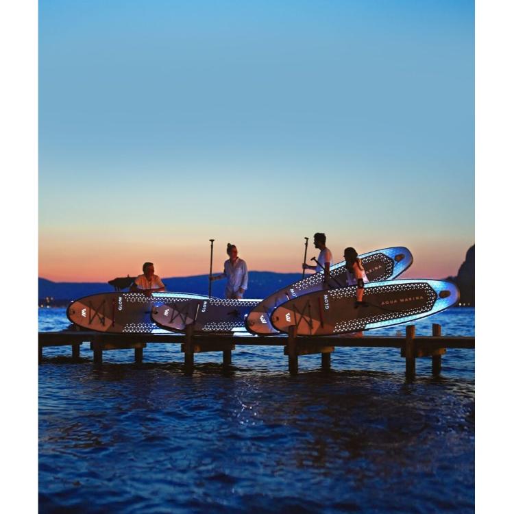 Napihljiv SUP Aqua Marina GLOW 10’4″, BT-24GL, z ambientno osvetlitvijo