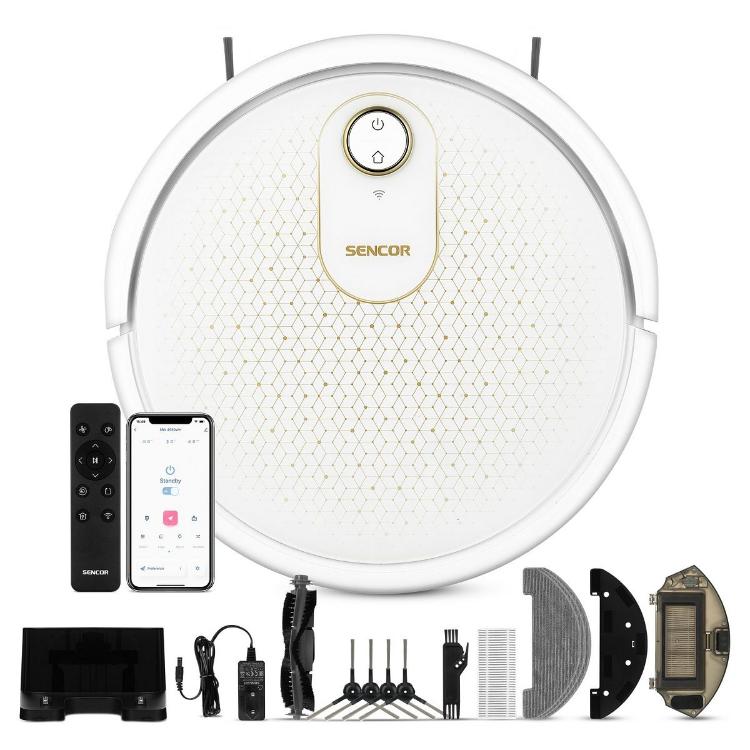 Robotski sesalnik Sencor SRV4550WH