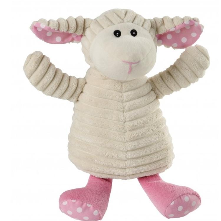 Otroški termofor s sivko beige/roza Ovčka Warmies _1
