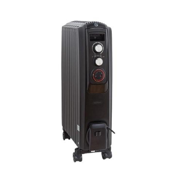 Električni oljni radiator VonHaus 2500463, 2000 W, črn
