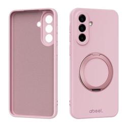 Roza silikonski ovitek za amsung Galaxy A36 / A37 5G z vgrajenim vrtljivim obročem za boljši oprijem in podporo ter natančnim izrezom za kamero nudi zaščito in udobno uporabo
