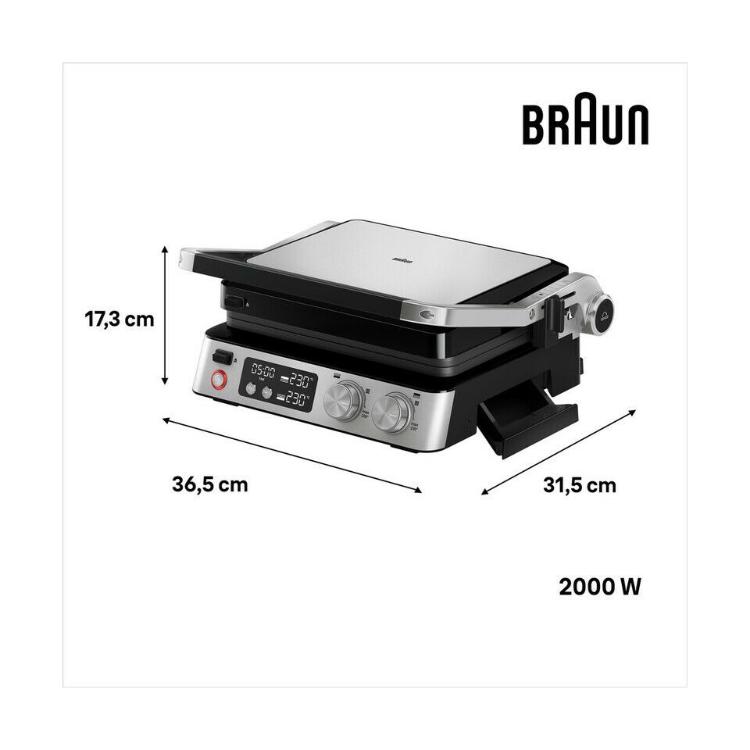 Kontaktni žar Braun CG7040BK MULTIGRILL 7