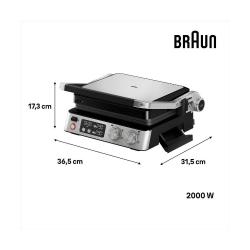 Kontaktni žar Braun CG7040BK MULTIGRILL 7
