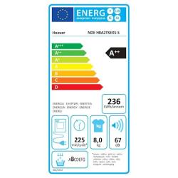 Sušilni stroj Hoover NDEH8A2TSEXS-S, 8 kg, A++, bela