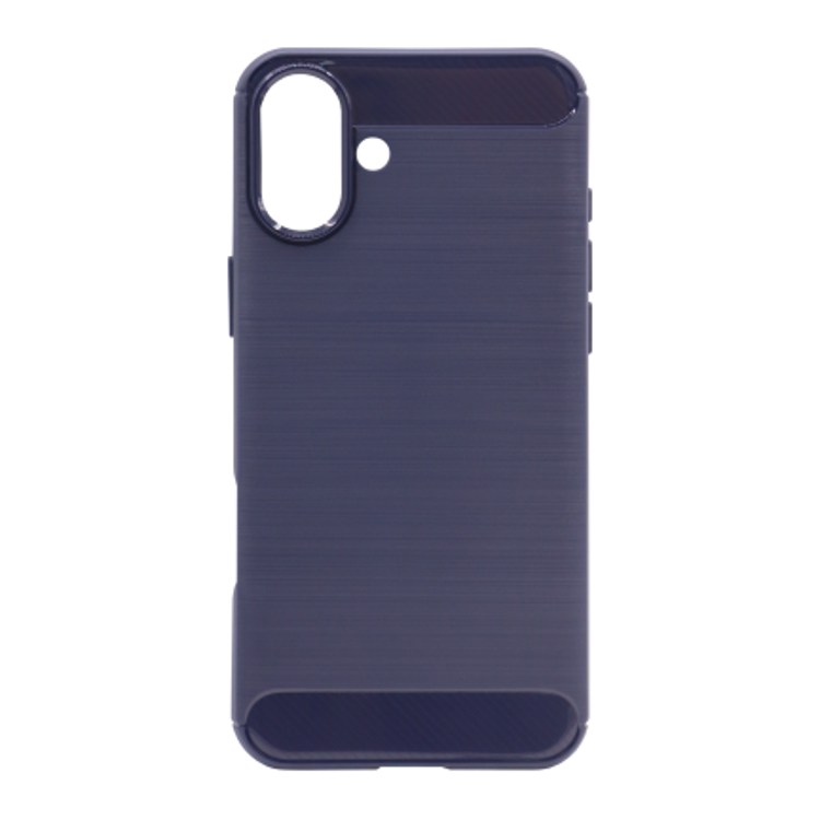 Gumiran ovitek (TPU) za Apple iPhone 16, A -Type, moder