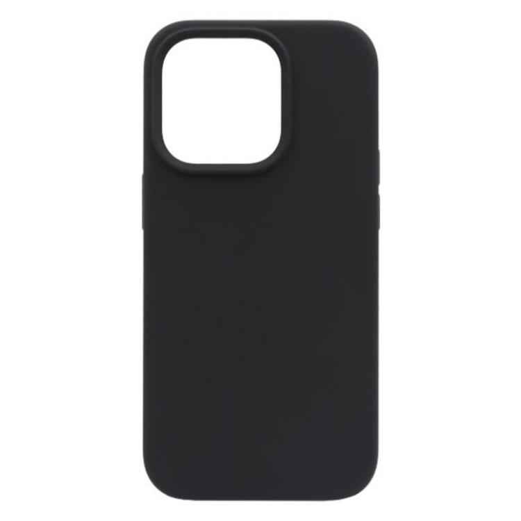 Silikonski ovitek (liquid silicone) za Apple iPhone 14 Pro Max, soft, črn