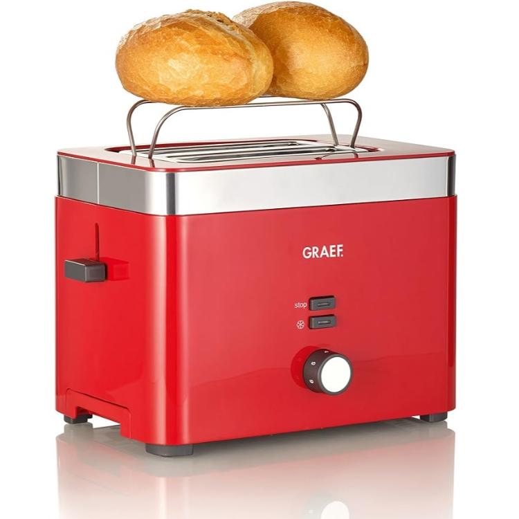 Toaster GRAEF TO63, rdeč