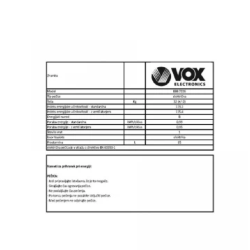 Vgradni set plošča in pečica VOX (EBB7226 + EBC410 DB)_3