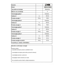 Vgradni set plošča in pečica VOX (EBB7226 + EBC410 DB)_2