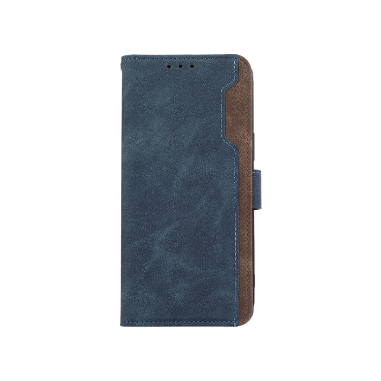 Modra preklopna torbica za Honor 600 Lite z magnetnim zapiranjem, notranjim TPU ohišjem, režami za kartice in funkcijo stojala nudi celovito zaščito in praktično uporabo.