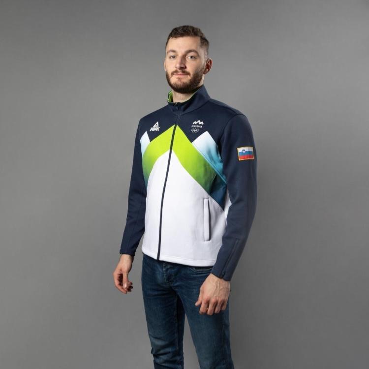 Moška jopa Peak ZFA4201, modro - bela, velikost 2XL