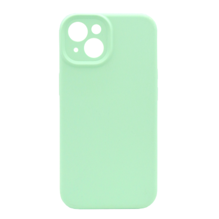 Silikonski ovitek (liquid silicone) za Apple iPhone 14 Plus, Soft, mint