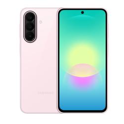 Samsung Galaxy A27 5G, roza, spredaj in zadaj, 6,7" zaslon, trojna kamera, Infinity‑O dizajn.