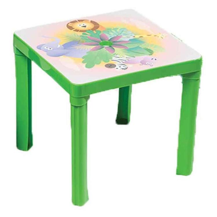 Otroška miza Paradiso, 46 x 46 x 43 cm, zelena