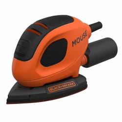 Vibracijski brusilnik Black+Decker Mouse 55, W+15 X, pribor + torba