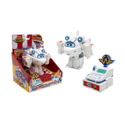 Igralni set Super Wings Astra Cash Register z transformirajočo figuro Astra in blagajno, primeren za otroke 3+.