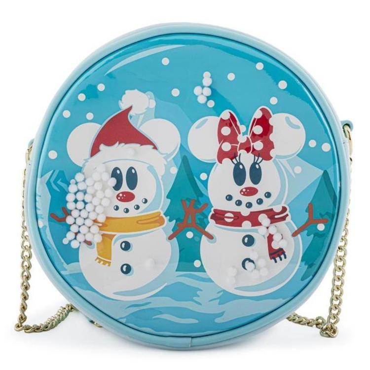Torba Loungefly Disney Snowman Mickey Minnie Snow Globe