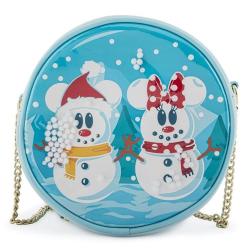 Torba Loungefly Disney Snowman Mickey Minnie Snow Globe