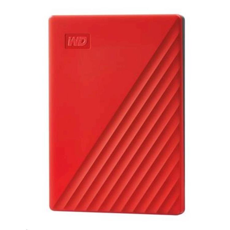 Prenosni zunanji trdi disk WD My Passport 2 TB, USB 3.0 (2.0), WD Backup, WD Security, WD Drive Utilities, rdeč