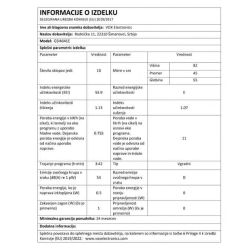 Pomivalni stroj VOX GSI 4641 E, 10 pogr., 6 programov, 45 cm
