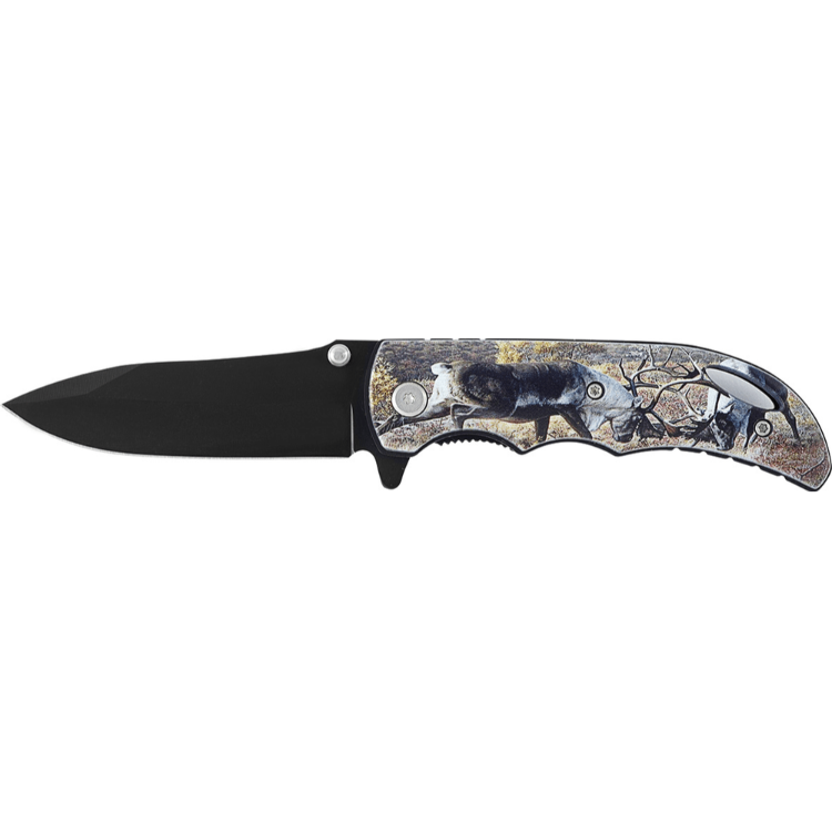 Zložljiv žepni nož Ausonia Jelen 26592, 18,5 cm