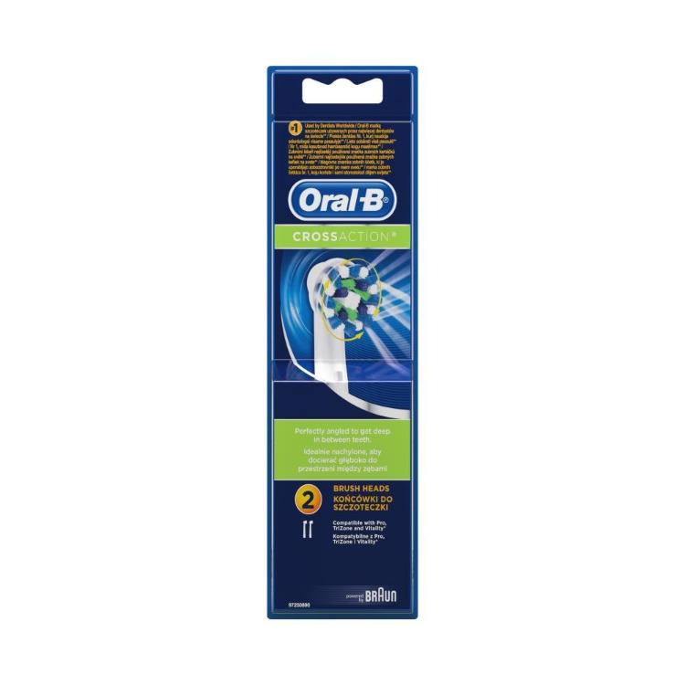 Nadomestni nastavki električne zobne ščetke, Oral-B Cross Action, 2/1 (EB50-2)_1