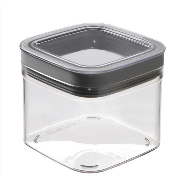 Posoda za shranjevanje Curver Dry Cube, transparent siva, 0.8l