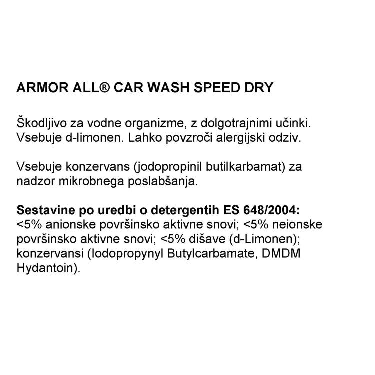 Avtošampon Armor All Car Wash Speed Dry, 1 l_2