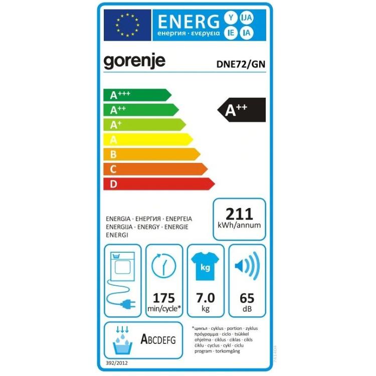 Sušilni stroj Gorenje DNE72/GN