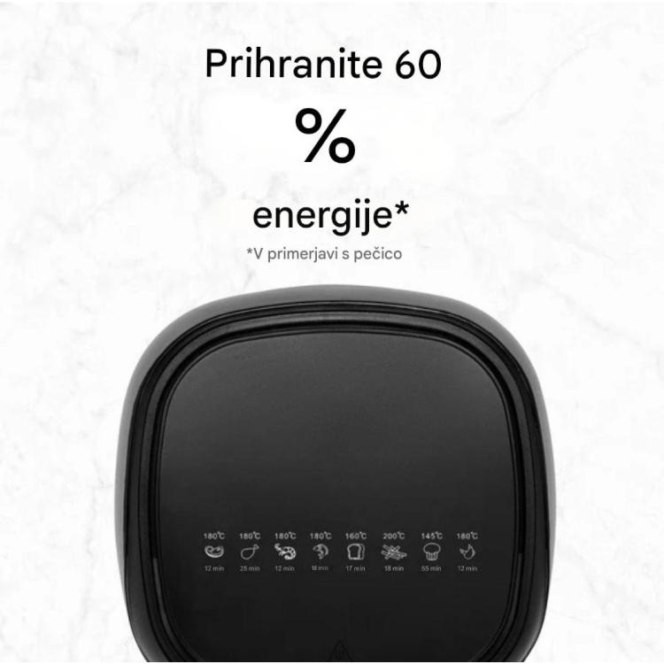 Cvrtnik na vroč zrak Ufesa Shadow, 5L, 1500 W