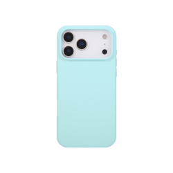 Eleganten svetlo moder gumiran ovitek za iPhone 17 Pro Max