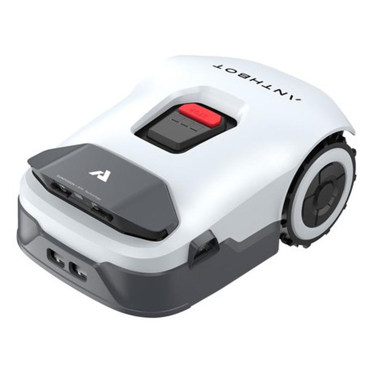 AI ANTHBOT GENIE 1000 s sprednjo AI kamero in RTK navigacijo za natančno samodejno košnjo.