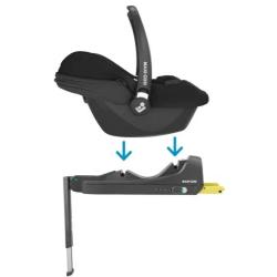 Avtosedež Maxi Cosi i-size, 40-75 cm, Cabriofix, essential black