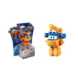Transformirajoča figura Marty iz Super Wings Electric Heroes, ki se iz delovnega vozila z dvigalom spremeni v robota, primerna za otroke 3+.