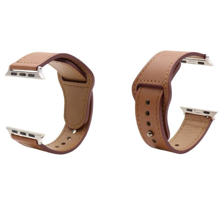 Usnjen pašček Chameleon Style za Apple Watch (42/44/45 mm), rjav