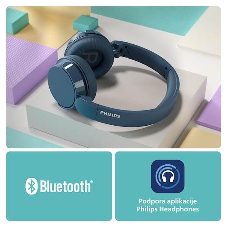 Brezžične slušalke Philips TAH4209BL