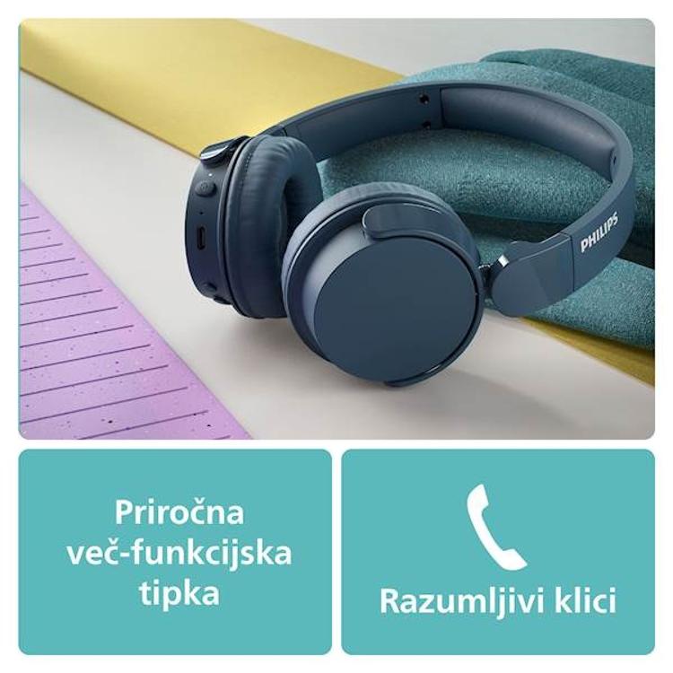 Brezžične slušalke Philips TAH4209BL