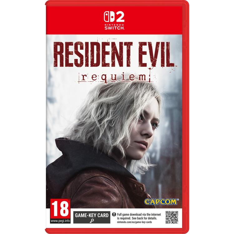 Resident Evil Requiem za Nintendo Switch 2 prinaša napeto grozljivko preživetja z raziskovanjem temačnih lokacij, skrivnostno zgodbo in spopadi z nevarnimi nasprotniki.