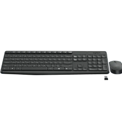 Brezžična tipkovnica Logitech MK235 + miška, črna_2