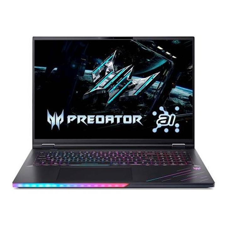 Acer PH18-73-99ZZ Ultra 9 275HX/64GB/SSD 1TB/18'' WQXGA 250Hz/RTX, odprt Predator prenosnik s 18-palčnim zaslonom in RGB osvetlitvijo.