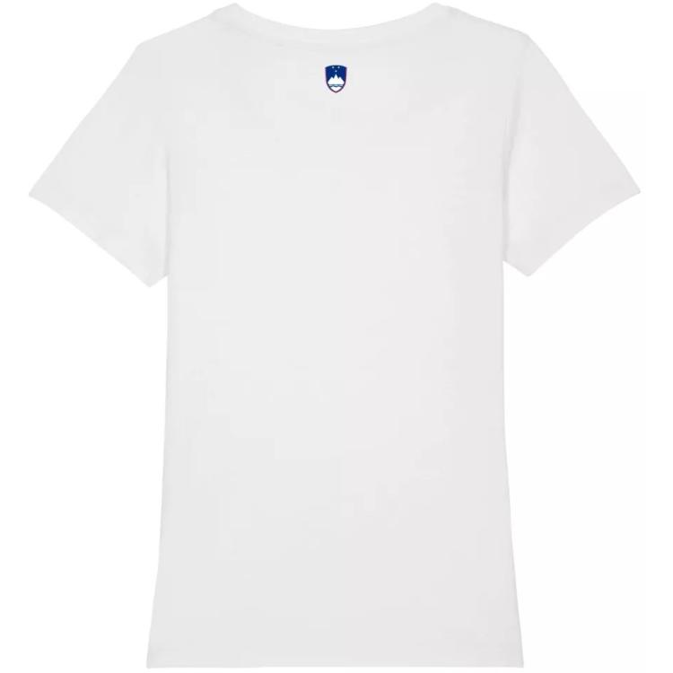 Majica NZS Slovenija, ženska, bela, velikost 2XL