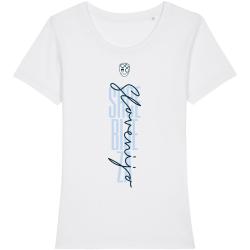 Majica NZS Srce bije za Slovenijo, ženska, bela, velikost 2XL