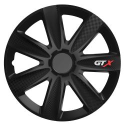 Pokrovi platišč 4 x gtx carbon black 15"