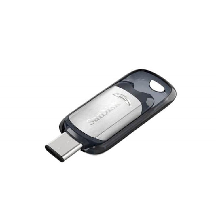 USB ključ Type-C 64 GB, Ultra, SanDisk, USB 3.1, srebrno-črn, drsni priključek_1