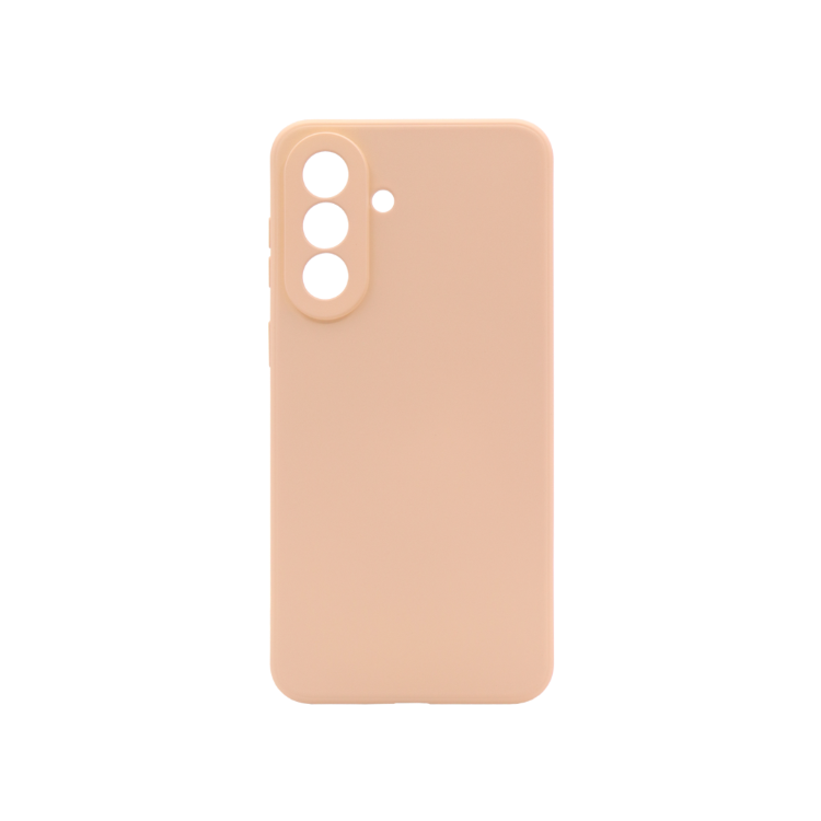 Prosojen zaščitni ovitek za Samsung Galaxy A37 5G v rožnati barvi brez označenega magnetnega kroga.