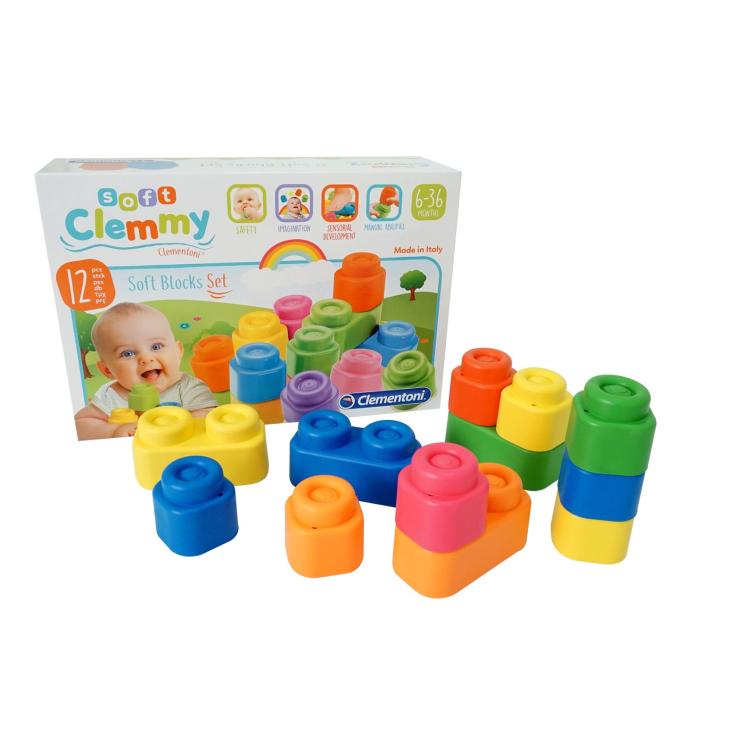 Kocke mehke set Clemmy, 12 kosov