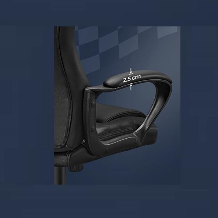 Gaming stol Songmics OBG38BKV1, črn
